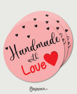 Handmade With Love Stickers