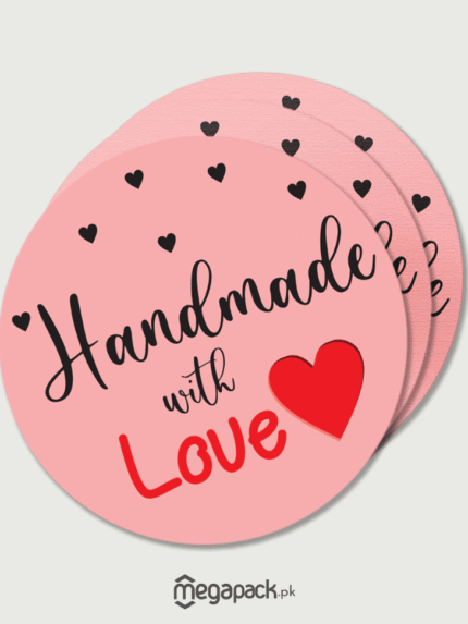 Handmade With Love Stickers