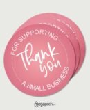 Thank You Sticker 2.5 inches Pack-100pc