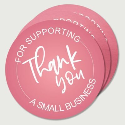 Thank You Sticker 2.5 inches Pack-100pc