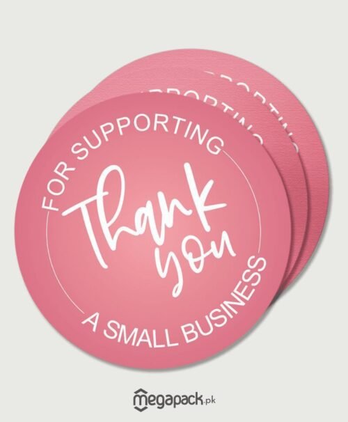 9 Thank You Sticker 2.5 inches Pack-100pc