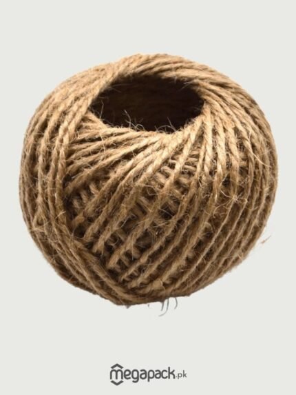 natural jute rope ball twine wrapped around gift box rustic presentation