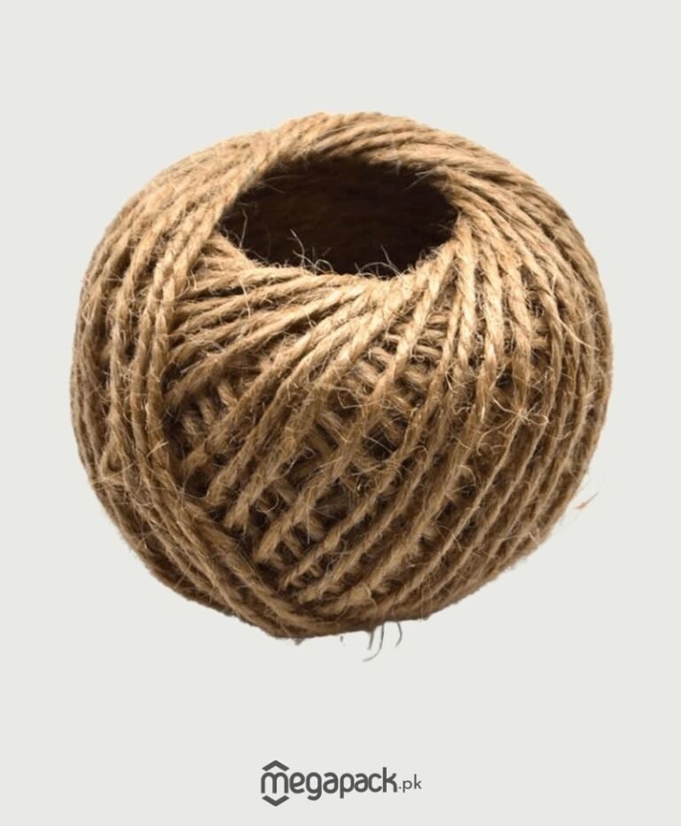 Jute Rope Ball For Packing, Craft Creativity - Natural Brown - Image 3