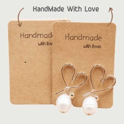 Earring Display Cards for Jewelry Kraft 100PC