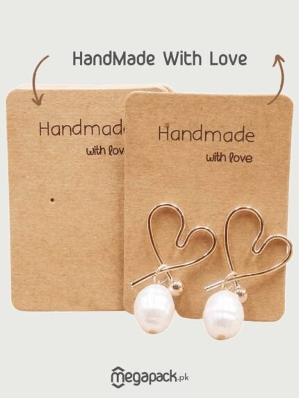 Earring Display Cards for Jewelry Kraft 100PC