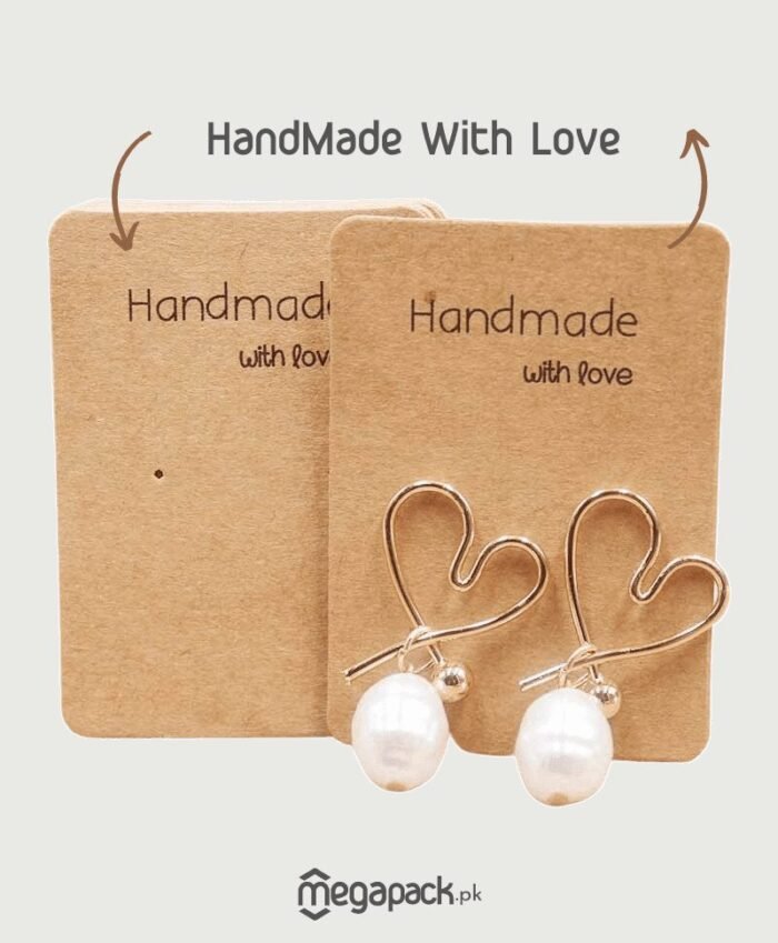 Earring Display Cards for Jewelry Kraft 100PC