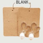 BLANK EARRING CARD