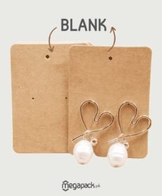 BLANK EARRING CARD