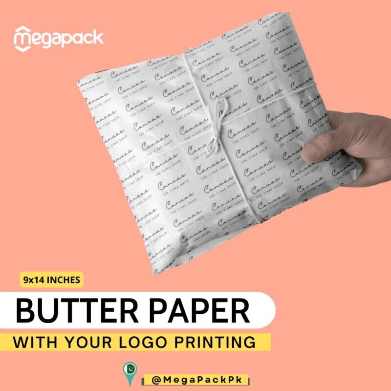 2 Get Custom Sized Butterpaper Wrap With Your Logo Print