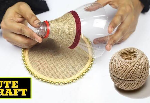 Jute Rope Ball For Packing, Craft Creativity - Natural Brown - Image 4