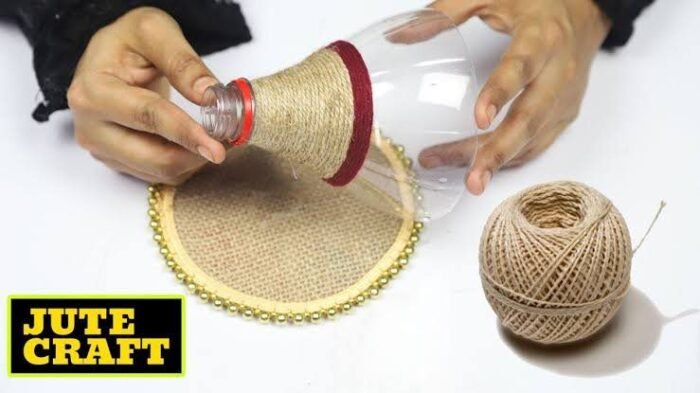 Jute Rope Ball For Packing, Craft Creativity - Natural Brown - Image 4