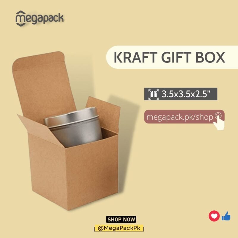 2 Kraft Boxes - Charming Packaging for Your Handmade Goodies - Pakistan Delivery