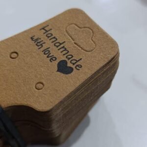 2022/07/1000210397.jpg Necklace bracelet Display Cards for Jewelry Display, Kraft Color 100 PC Pack