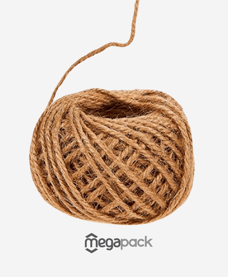 Jute Rope Ball For Packing, Craft Creativity - Natural Brown