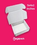 Mini White Mailer Box 5x4x2 Inches - Best For Jewelry Shipping