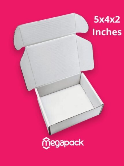 Mini White Mailer Box 5x4x2 Inches - Best For Jewelry Shipping