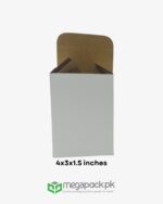 Straight Tuck End Box 4x3x1.5 Inches Cardboard Kraft