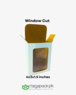 Straight Tuck End Box 4x3x1.5 Inches Cardboard Kraft