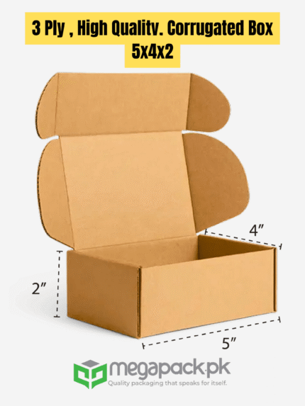 mini kraft shipping box, mailer style ,ecommerce box, gift box 5x4x2 inches
