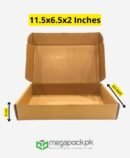 11.5x6.5x2 Kraft 3 Ply Mailer Shipping Box MegaPack