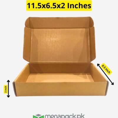 11.5x6.5x2 Kraft 3 Ply Mailer Shipping Box MegaPack