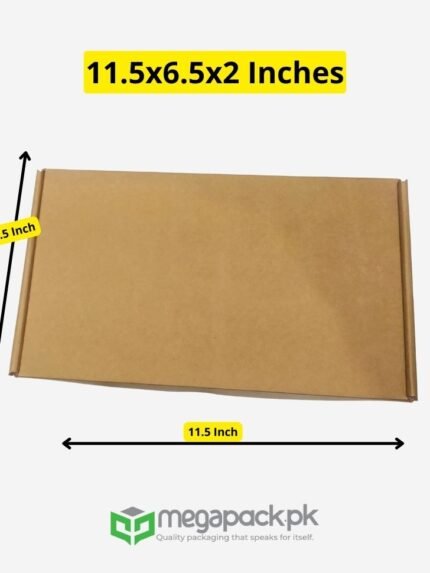 ecommerce box 11.5x6.5x2 inches