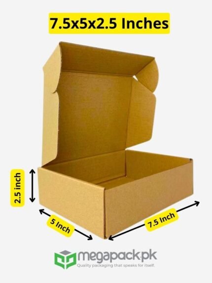 eco friendly shipping box 7.5x5x2.5 inches