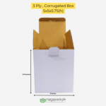 5x5x5.75 Inch Corrugated Boxes | Perfect for Candles Jar & More