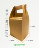 kraft gable gift boxes