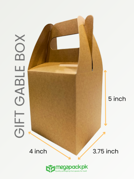 kraft gable gift boxes