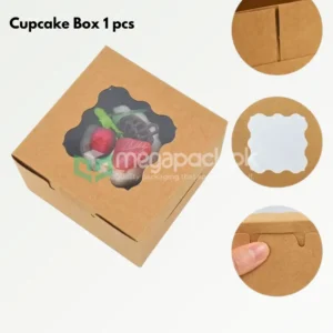 Cupcake Cookie boxe 1 Pc
