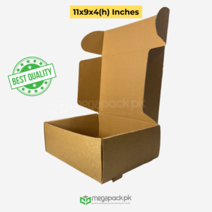 11x9x4 Inch Ecommerce Box – 3 Ply Hard Corrugated Packaging (Guaranteed Quality)