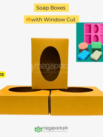 open soap box for molds showing interior space 3.5x2.5x1.25 inches fits standard soap bars