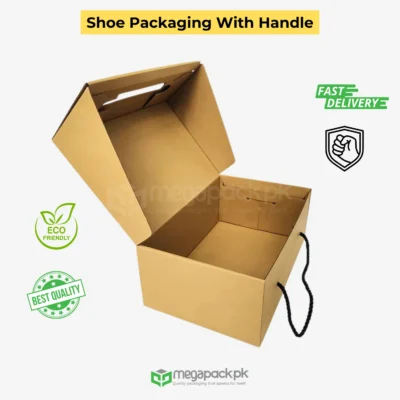 Brown Kraft Shoe Box 3-Ply Durable for Sneakers