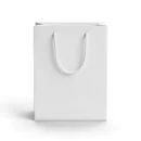 White Card Gift Bags with Handles