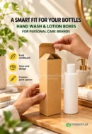 Hand Wash & Lotion Box 100-250ml Custom Printing Pakistan - custom packaging by MegaPack Pakistan
