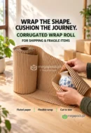 Corrugated Wrap Roll For Wrapping - custom packaging by MegaPack Pakistan