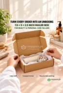 E-Commerce Shipping Box 7.5x5x2.5 Inches - custom packaging by MegaPack Pakistan