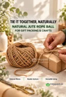 Jute Rope Ball For Packing, Craft Creativity - custom packaging by MegaPack Pakistan